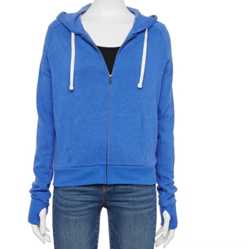 Juniors' SO® Favorite Long Sleeve Zip-Up Hoodie